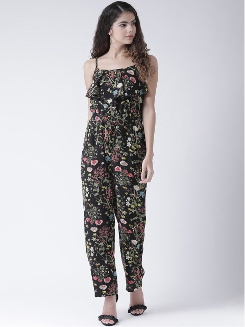 

Texco Women Multicoloured Floral Print Layered Basic Jumpsuit, Multi