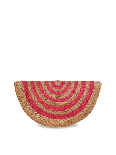 

Diwaah Beige & Red Striped Purse