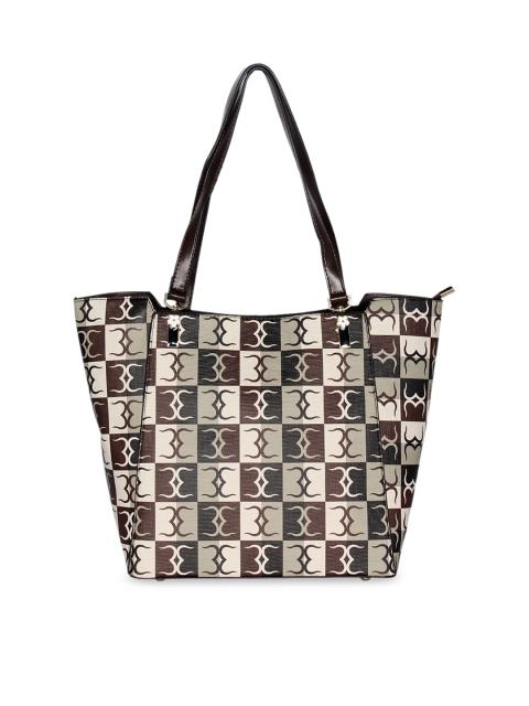 

ESBEDA Brown & Black Printed Shoulder Bag