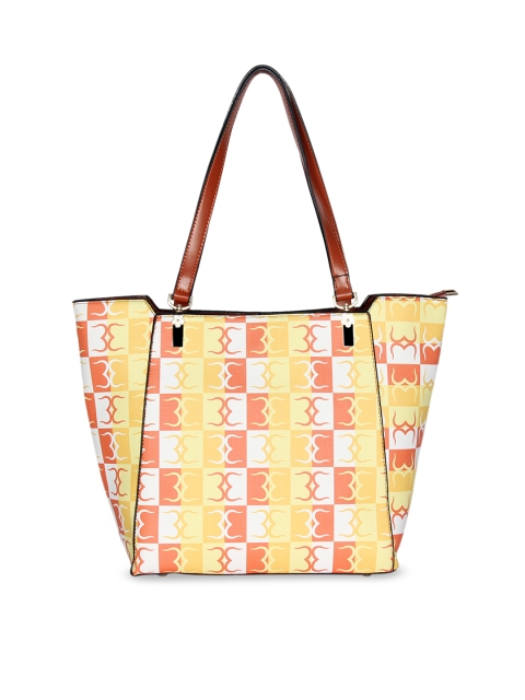 

ESBEDA Orange Printed Shoulder Bag