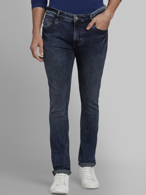

Parx Men Blue Skinny Fit Mid-Rise Clean Look Jeans