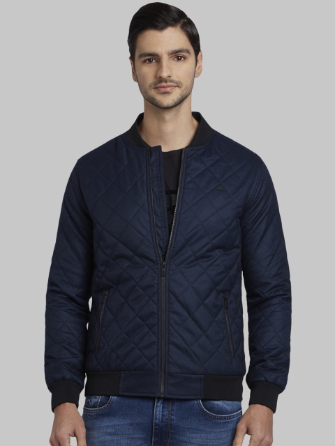 

Parx Men Blue Solid Puffer Jacket