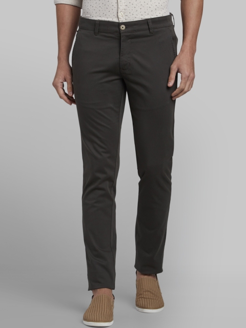 

Parx Men Green Tapered Fit Solid Regular Trousers