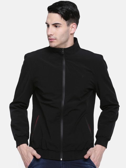 

t-base Men Black Solid Lightweight Padded Jacket