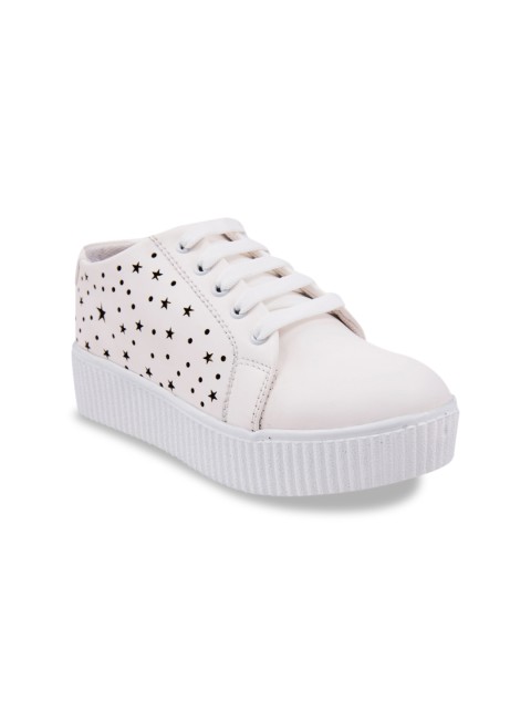 

ZAPATOZ Women White Sneakers