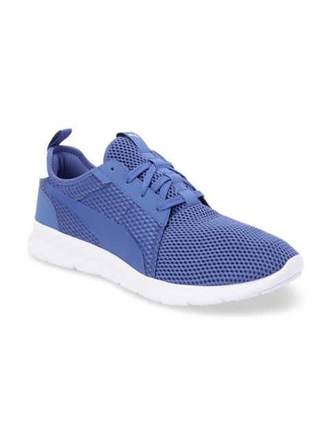 

Puma Unisex Blue Mesh Running Shoes