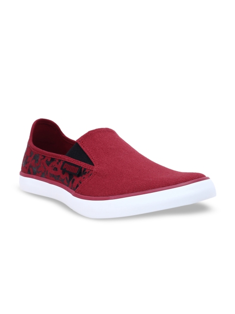 

Puma Unisex Maroon Slip-On Auxius V2 IDP Rhubarb Sneakers