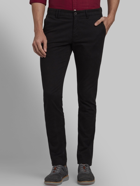 

Parx Men Black Tapered Fit Solid Regular Trousers