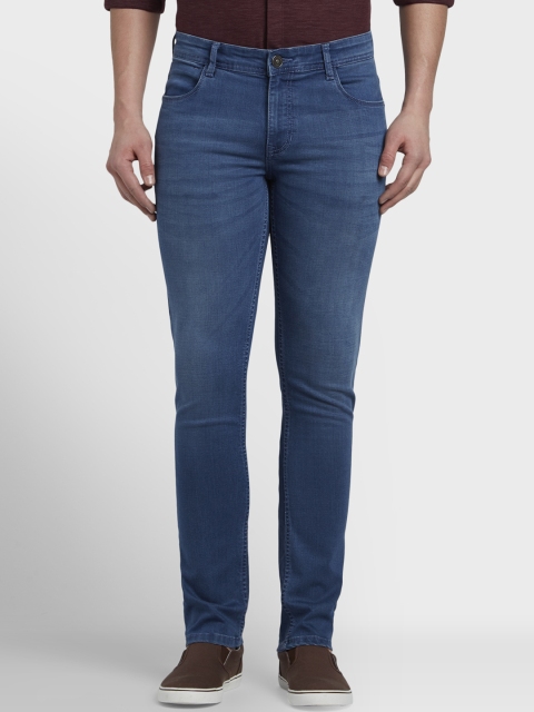 

ColorPlus Men Blue Tapered Fit Mid-Rise Clean Look Jeans