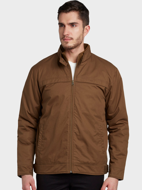 

ColorPlus Men Brown Solid Puffer Jacket