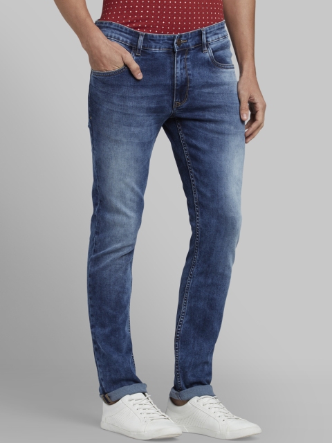 

Parx Men Blue Tapered Fit Mid-Rise Clean Look Jeans