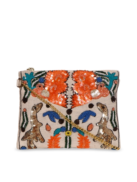 

Diwaah Multicoloured Embellished Sling Bag, Multi