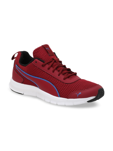 

Puma Men Maroon Mesh Running Shoes