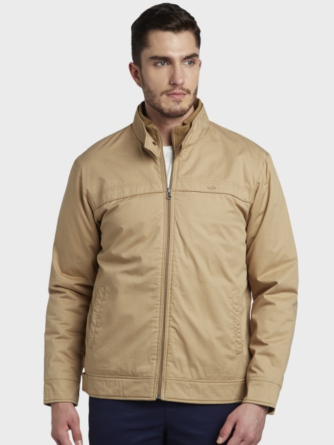 

ColorPlus Men Beige Solid Jacket