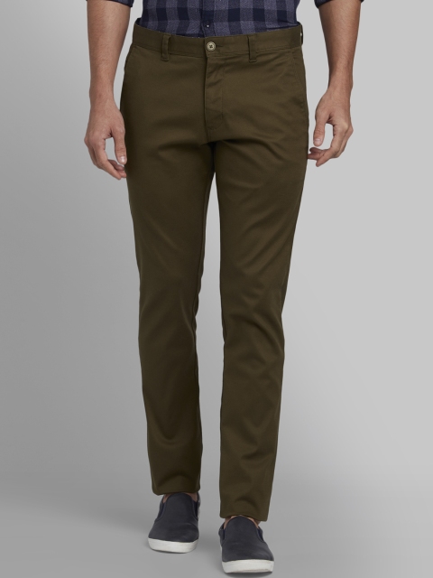 

Parx Men Brown Tapered Fit Solid Regular Trousers