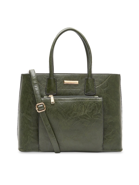 

GIORDANO Green Solid Handheld Bag