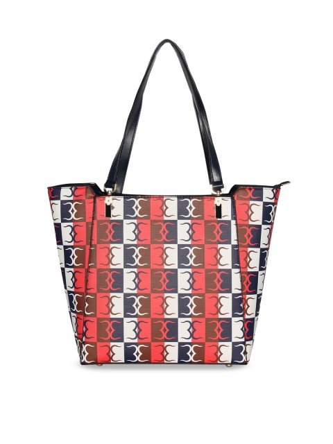 

ESBEDA Red & White Printed Shoulder Bag
