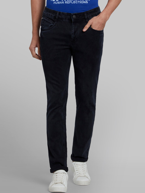 

Parx Men Black Slim Fit Mid-Rise Clean Look Jeans