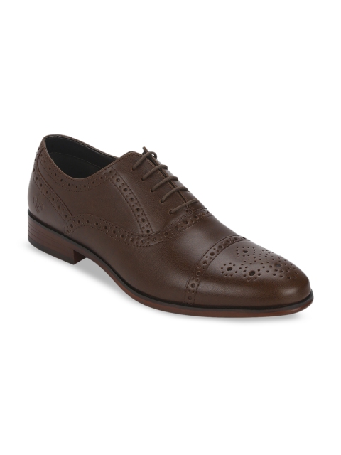 

Bond Street By Red Tape Men Brown Solid Formal Oxfords