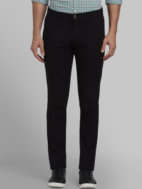 

Parx Men Black Tapered Fit Solid Regular Trousers