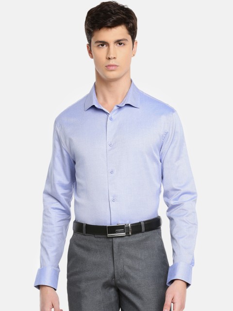 

Celio Men Blue Slim Fit Solid Formal Shirt