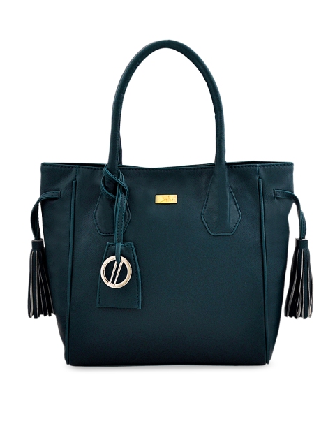 

yelloe Women Blue Solid Handheld Bag