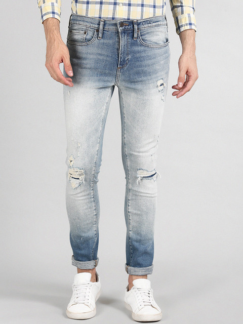 

GAP Men Blue Skinny Fit Mid-Rise Clean Look Stretchable Jeans