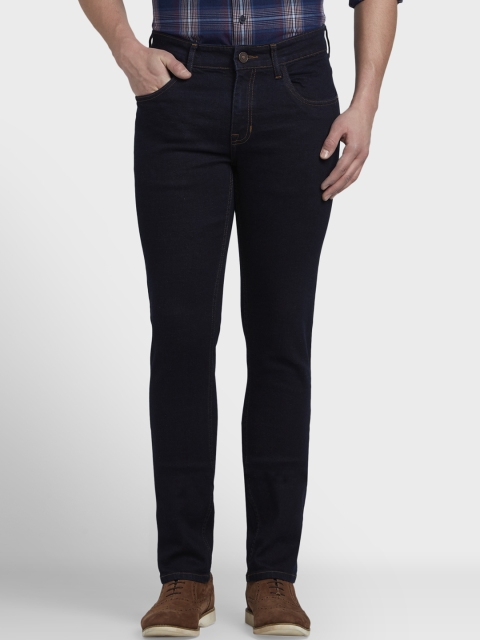

ColorPlus Men Blue Tapered Fit Mid-Rise Clean Look Jeans