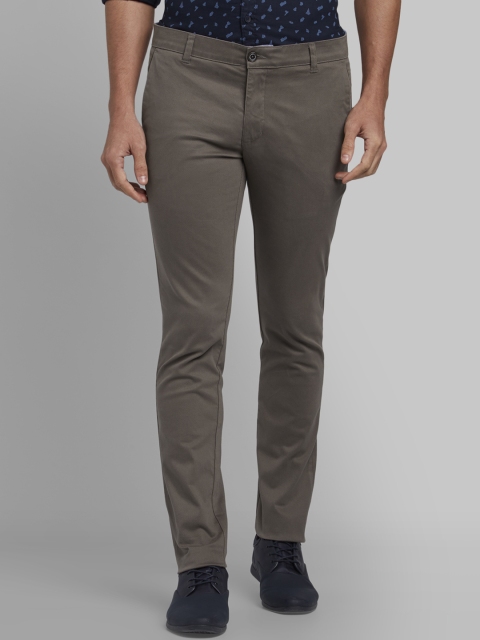 

Parx Men Grey Regular Fit Solid Regular Trousers