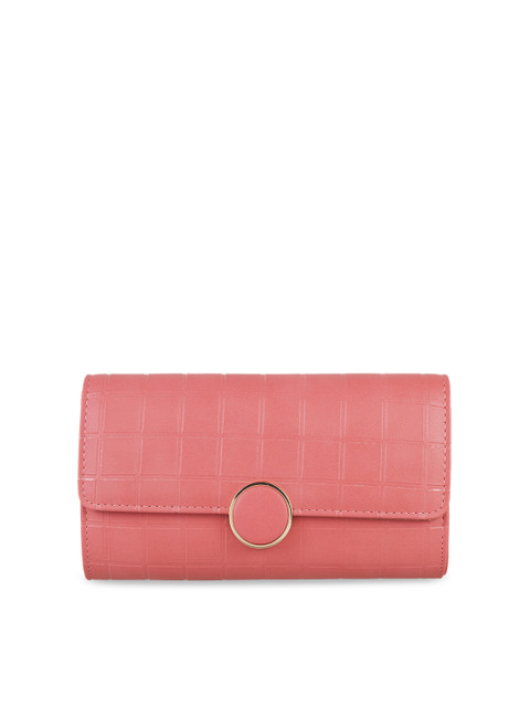 

Mochi Pink Solid Envelope Clutch