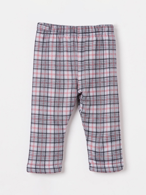 

Juniors by Lifestyle Girls Grey & White Checked Leggings