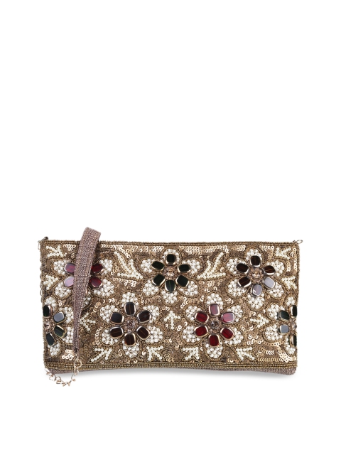 

Mochi Gold-Toned Embellished Clutch