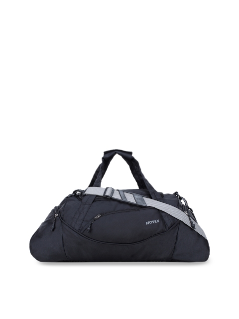 

NOVEX Unisex Black Solid Lite Duffel Bag