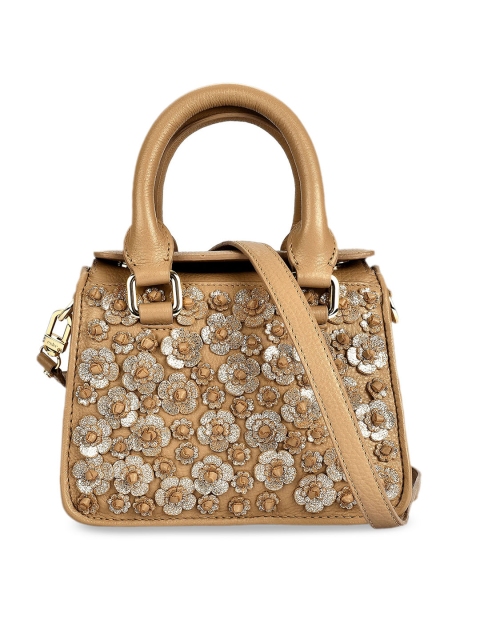 

Eske Beige Embellished Handheld Bag
