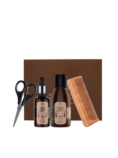 

THE MAN COMPANY Men Argan & Geranium Grooming Kit 250 gm, Black