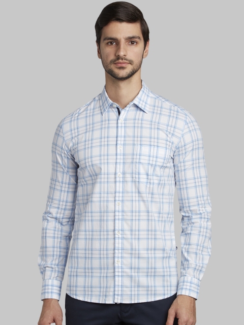 

Parx Men Multicoloured Slim Fit Checked Casual Shirt, Multi