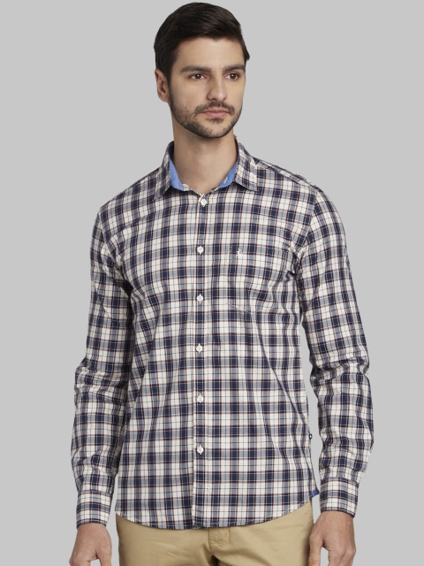 

Parx Men Multicoloured Slim Fit Checked Casual Shirt, Multi