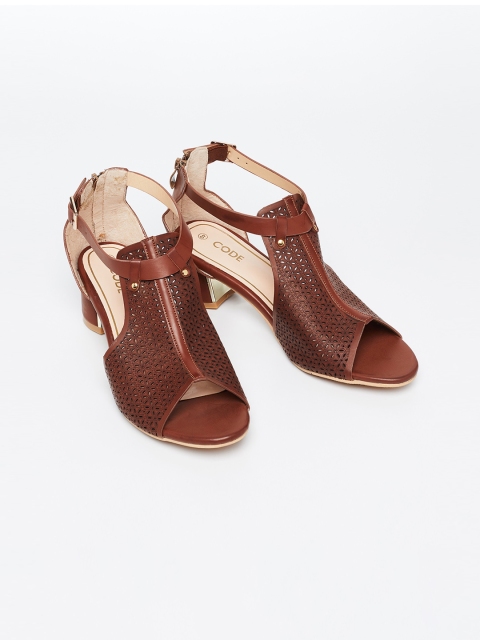 

CODE by Lifestyle Women Brown Solid Heels