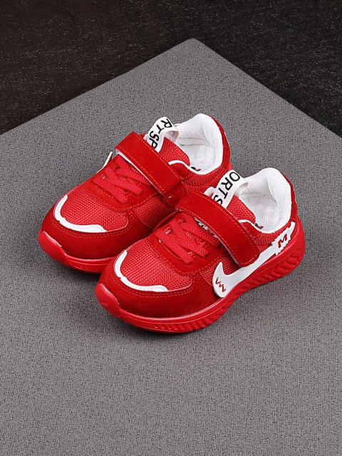 

Walktrendy Unisex Red Slip-On Sneakers