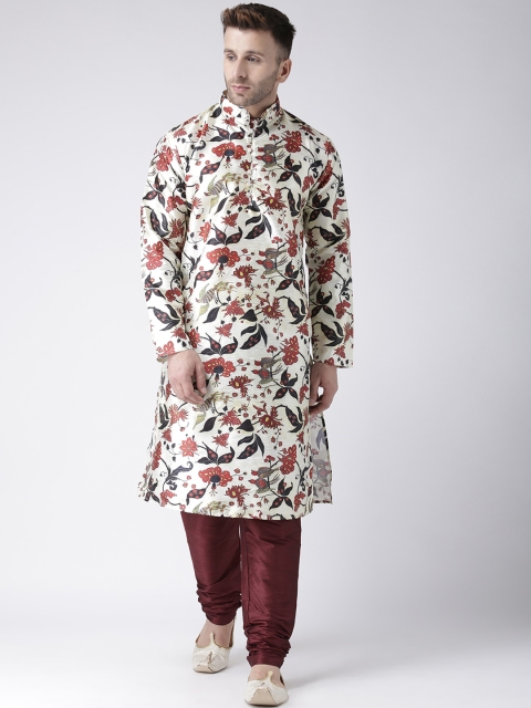

Hangup Men Multicoloured Printed Kurta with Pyjamas, Multi