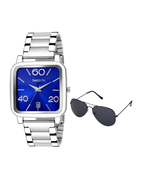 

TIMESMITH Men Blue Analogue Watch With Free Sunglasses TSC-077-WMG-002