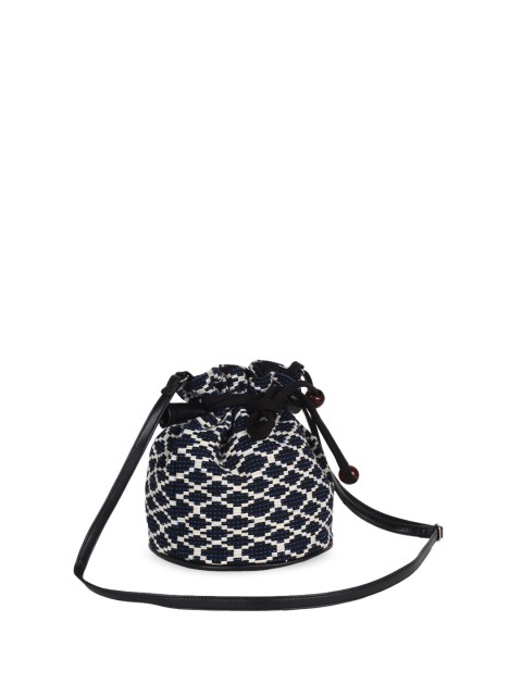 

Anekaant Blue Textured Potli Clutch
