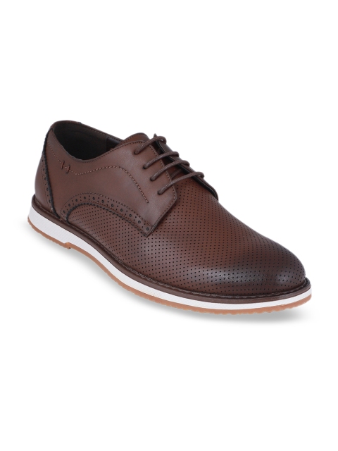 

pelle albero Men Coffee Brown Derbys