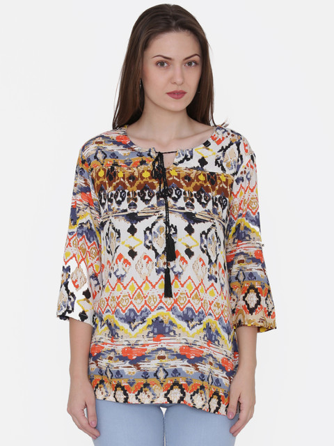 

Private Lives Women Multicoloured Printed A-Line Top, Multi