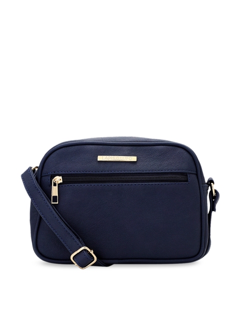 

Lapis O Lupo Navy Blue Solid Sling Bag