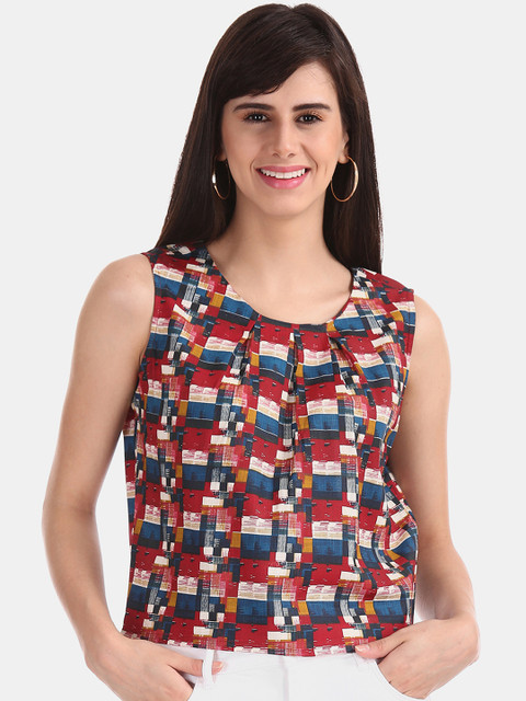 

Bronz Women Multicoloured Printed Top, Multi