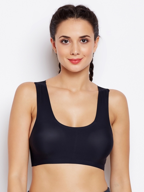 

Golden Girl Black Solid Non-Wired Lightly Padded Bralette Bra 336_Blackk