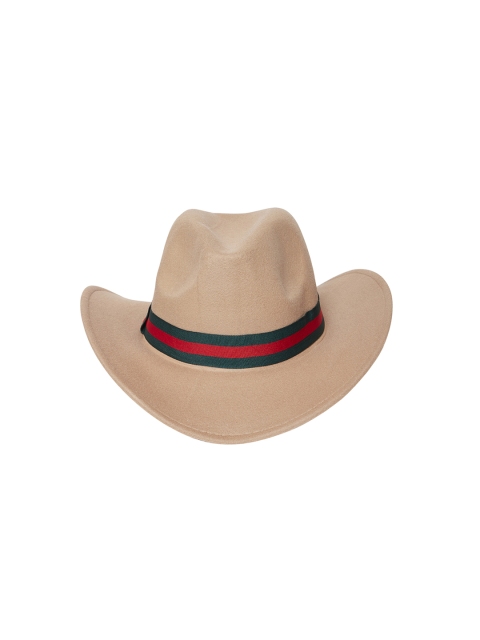 

Alvaro Castagnino Men Beige Solid Fedora Hat