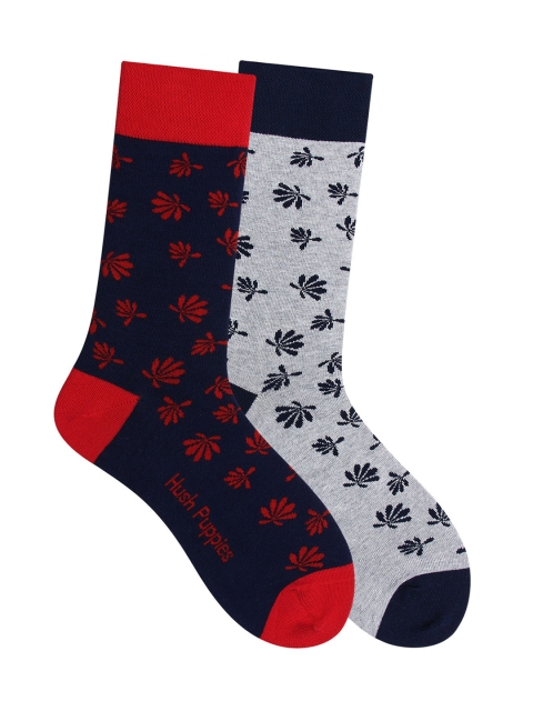 

Hush Puppies Men Pack of 2 Assorted Patterned Calf Length