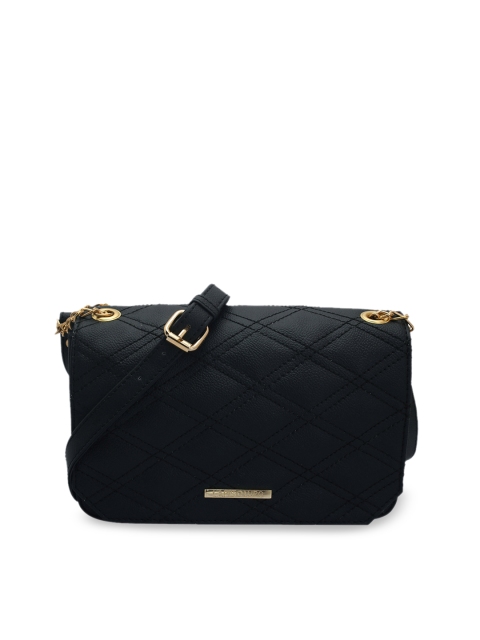 

Lapis O Lupo Black Textured Sling Bag